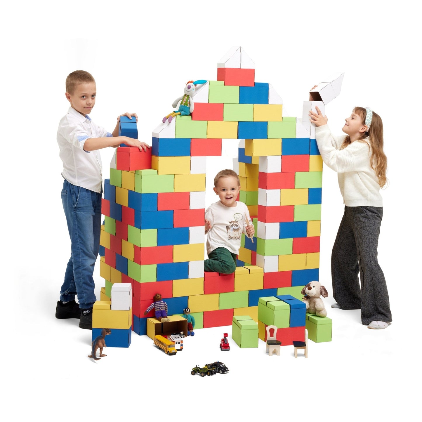 GIGI BLOKS 200 XXL BUILDING BLOCKS COLOR - GIGI TOYS