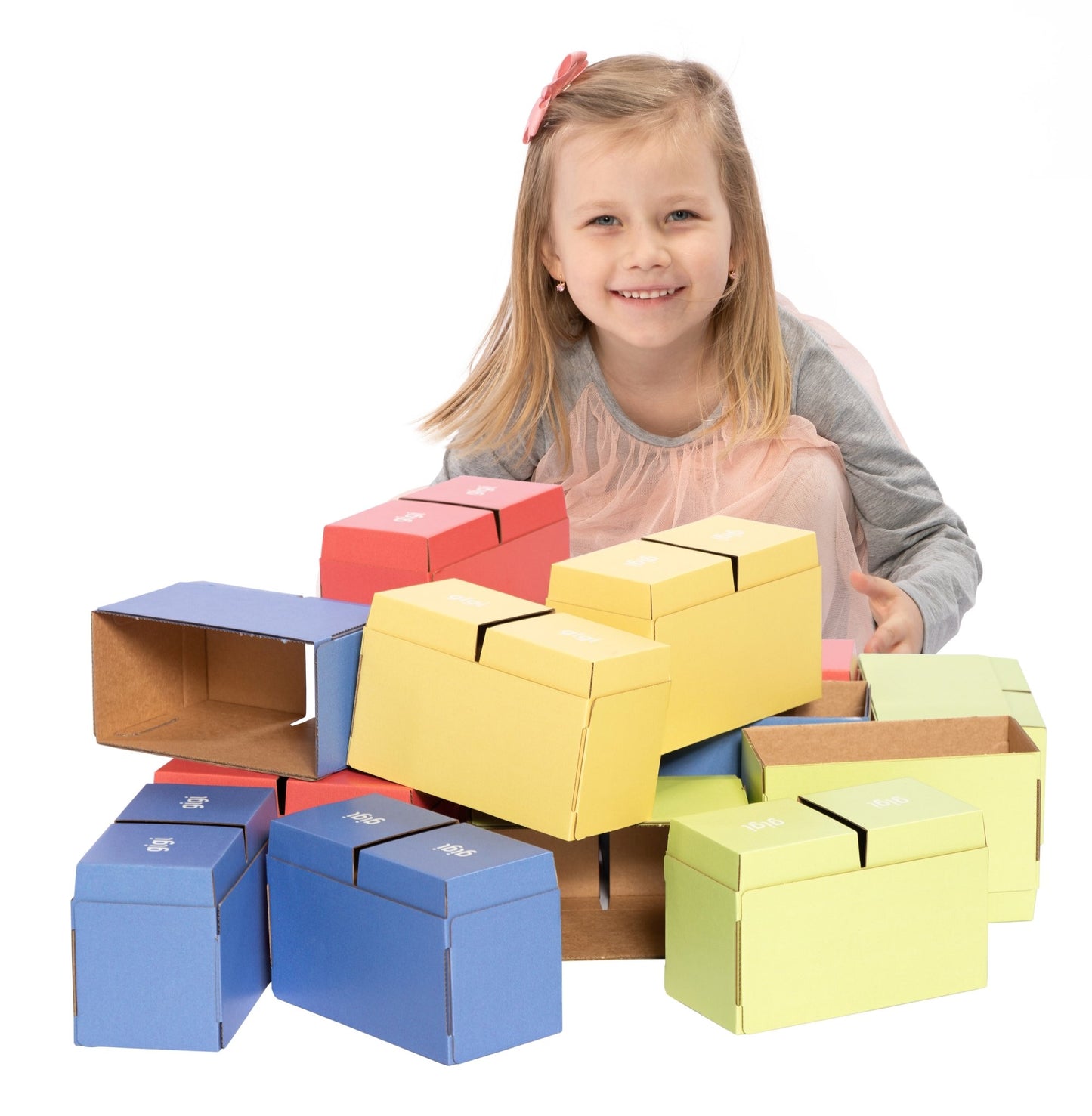 Multicolor 200 XXL Pieces CardBoard Building Blocks