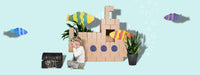Kids Adventure Jumbo Cardboard Building Blocks - GIGI Bloks