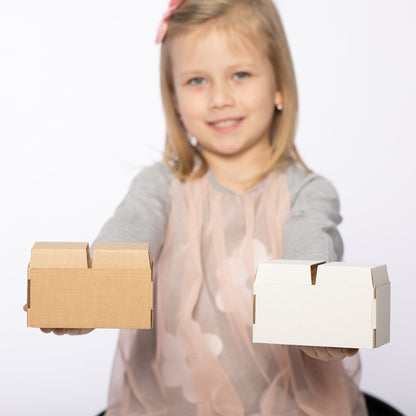 100 XXL Pieces Card Board Building Bricks Set - GIGI Bloks