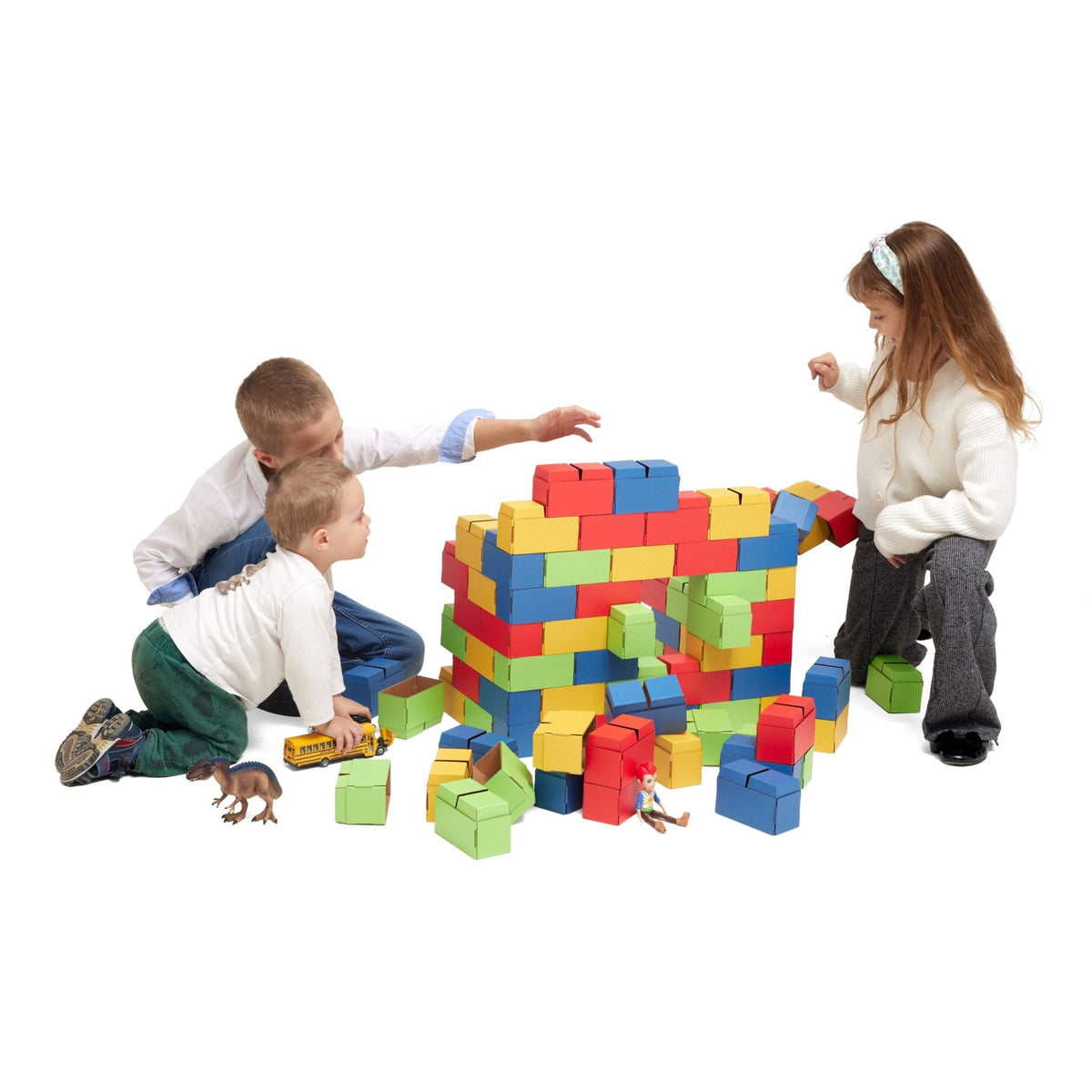 GIGI Bloks Taille XXL 60 Briques Geantes en Carton Empilables & Emboîtables | Gros Bloc de Construction Enfant Robustes, Faciles à Assembler | Jeux de Construction Enfant Créatifs & Éducatifs GIGI Bloks Taille XXL 60 Briques Geantes en Carton Empilables & Emboîtables | Gros Bloc de Construction Enfant Robustes, Faciles à Assembler | Jeux de Construction Enfant Créatifs & Éducatifs
